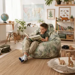 Babzsák XL Standard fotel – Prémium mintás szövet