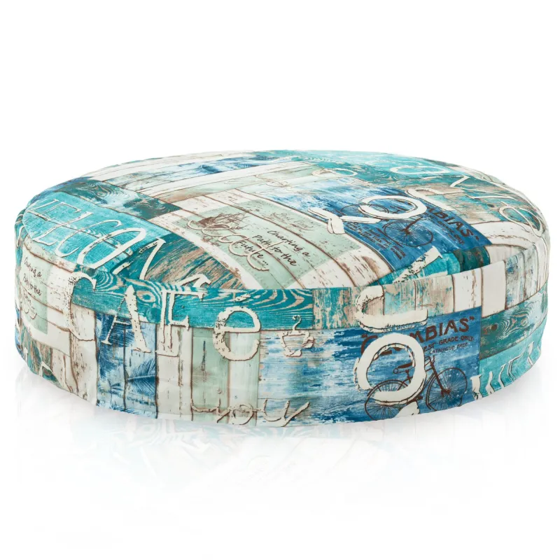 Kerek Monaco Ülőpárna 90 cm Mintás Szövet | Italpouf