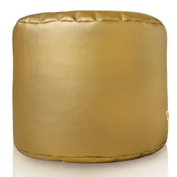 Cilindro Henger Puff Műbőr Arany | Italpouf