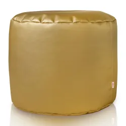Cilindro Henger Puff Műbőr Arany | Italpouf