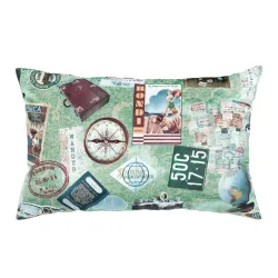 Téglalap Alakú Díszpárna - Prémium Mintás Szövet