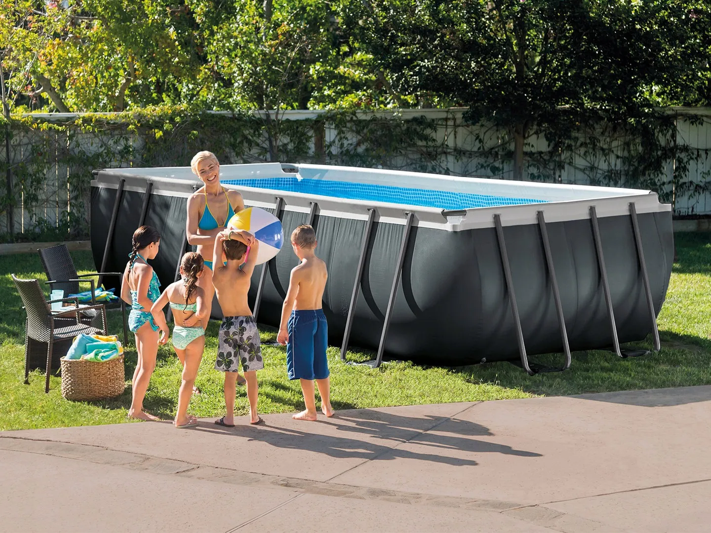 Kertmedence vázszerkezettel 549 x 274 x 132 cm 21az1-ben INTEX 26356 + roller INGYENES - 10