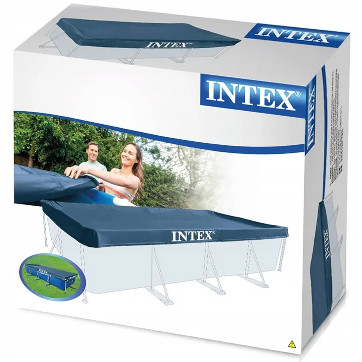Medence Takaró Acélvázas Medencéhez 460 x 226 cm INTEX 28039 - 2
