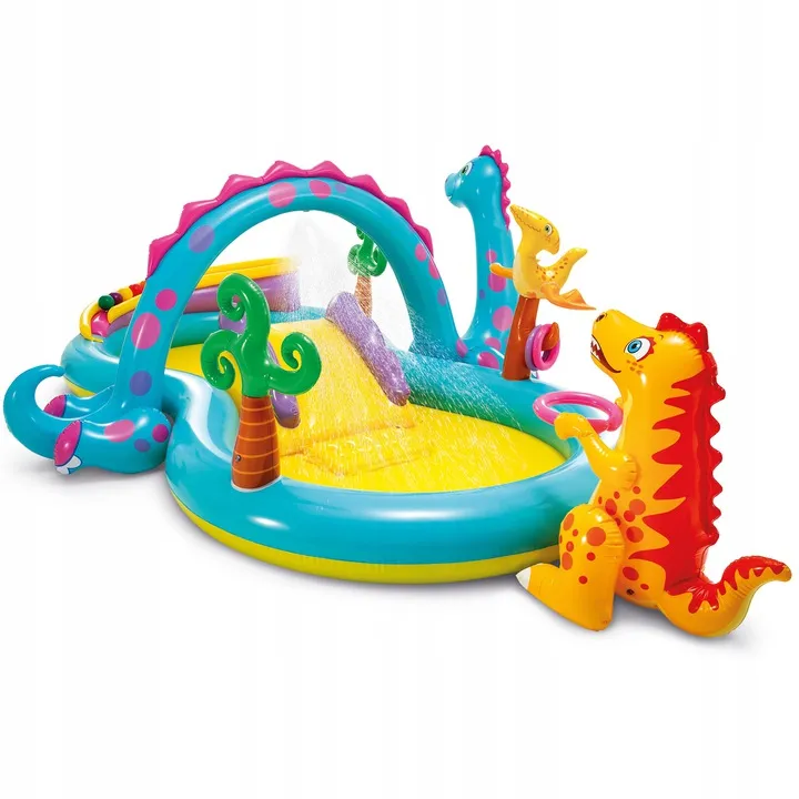Felfújható Dinoszaurusz Játékközpont 302 x 229 x 112 cm INTEX 57135 - 7