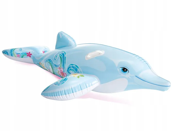 Felfújható Delfin játék kék 175 x 66 cm INTEX 58535 - 2