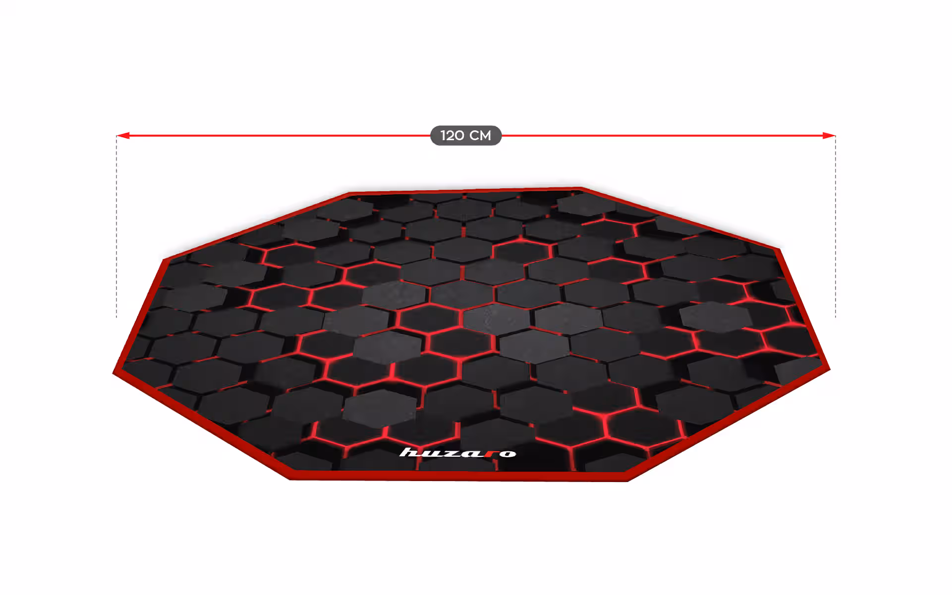 A Huzaro FloorMat 2.0 gaming szőnyeg méretei